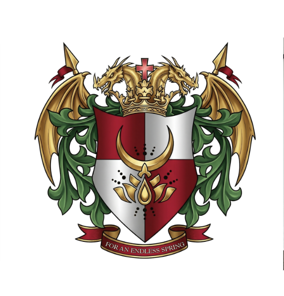 Coat of Arms design — 'For An Endless Spring' — the guiding concept